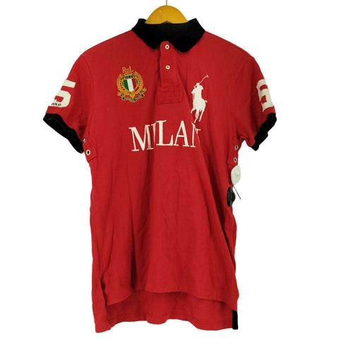 ポロラルフローレン POLO RALPH LAUREN MILAN ビッグポニー刺繍 S/S ポロシャツ メンズ import:M