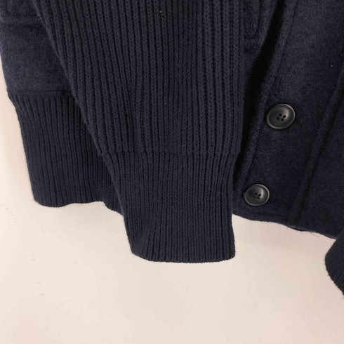 ザラ ZARA 異素材切替ニットジャケット メンズ