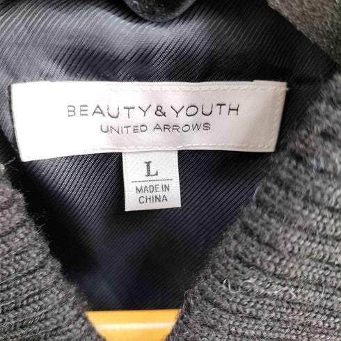 ビューティーアンドユースユナイテッドアローズ BEAUTY & YOUTH UNITED ARROWS メルトン/レザー アワード ジャケット メンズ JPN:L