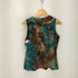 ドレスバーン DRESSBARN MADE IN USA ビジューデザイン ティアード ノースリーブ ブラウス レディース