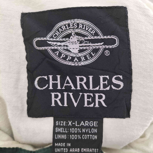 チャールズリバー CHARLES RIVER ロゴ刺繍ナイロンアノラックジャケット メンズ JPN:XL