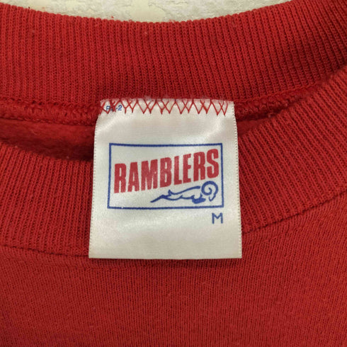 RAMBLERS 発泡プリントラグランスリーブスウェット メンズ JPN:M