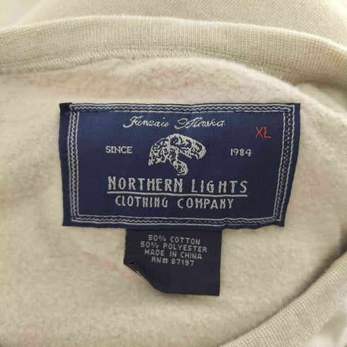 NORTHERN LIGHTS フロント刺繍クルーネックスウェット メンズ JPN:XL