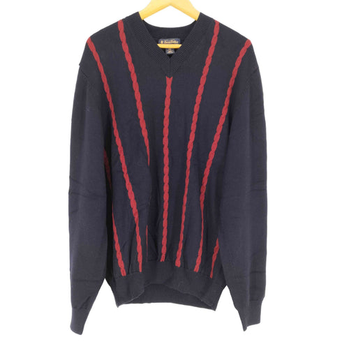 ブルックスブラザーズ BROOKS BROTHERS チェーンケーブルVネックニット メンズ JPN:XXL