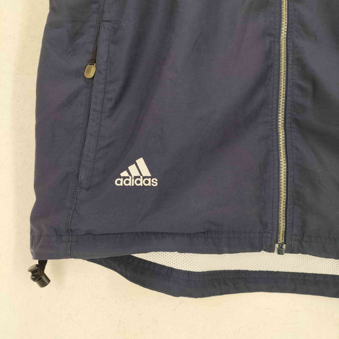 アディダス adidas 裾ロゴ刺繍テックジップベスト メンズ JPN:L