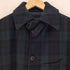 ベンシャーマン Ben Sherman タータンチェック チンストラップ ウール ステンカラー ハーフ コート メンズ JPN:L