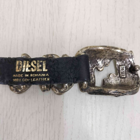 ディーゼル DIESEL ルーマニア製 カウレザーベルト メンズ