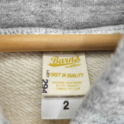 バーンズ アウト フィッターズ BARNS OUT FITTERS LOT 294 ツートンプルオーバーパーカー メンズ JPN:2