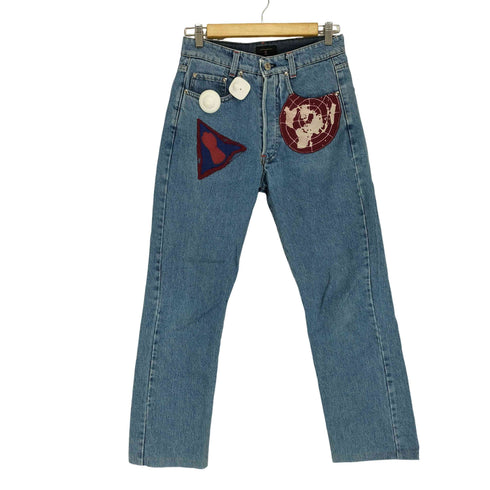 ヴァレンティノガラヴァーニ VALENTINO GARAVANI jeansライン 80~90s ワッペンデザインデニムパンツ メンズ
