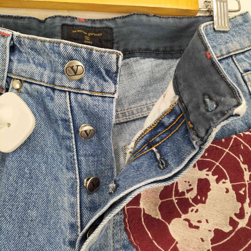 ヴァレンティノガラヴァーニ VALENTINO GARAVANI jeansライン 80~90s ワッペンデザインデニムパンツ メンズ