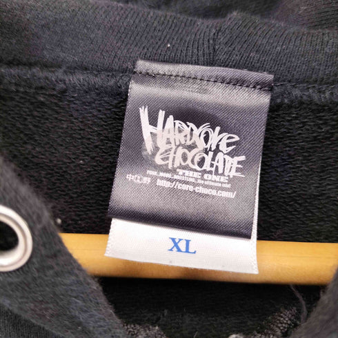 ハードコアチョコレート HARDCORE CHOCOLATE 闇のブラックZIPパーカ メンズ JPN:XL