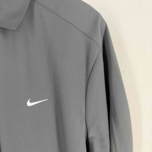 ナイキゴルフ NIKE GOLF ロゴ刺繍 メッシュハーフジップポロシャツ メンズ JPN:XL