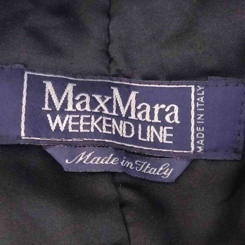 マックスマーラウィーケンドライン Max Mara WEEKEND LINE フード裏地ボア ジップアップ中綿フーディジャケット レディース 38
