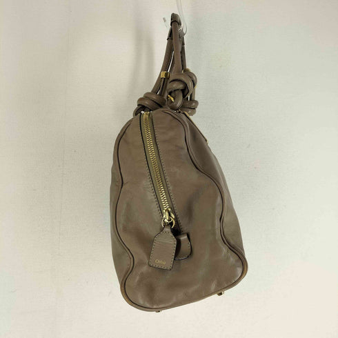 クロエ Chloe ラウンドジップ レザーハンドバッグ レディース