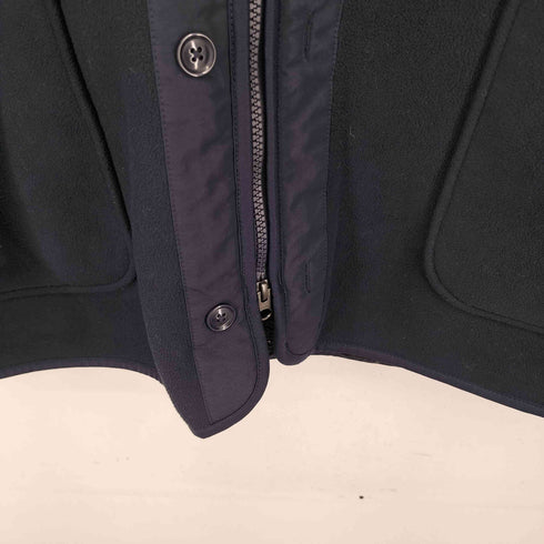 ユニクロ UNIQLO フリースノーカラーコート メンズ JPN:XL
