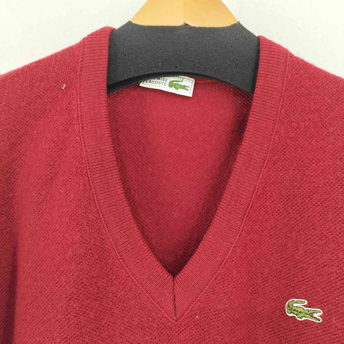 シュミーズラコステ CHEMISE LACOSTE フランス製 ウールアクリル Vネックニット メンズ