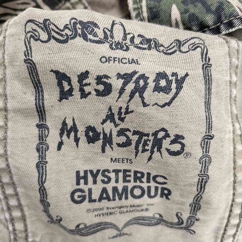 ヒステリックグラマー HYSTERIC GLAMOUR DestroyAllMonsters/GALACHRISTMASフリルシャツジャケット レディース FREE