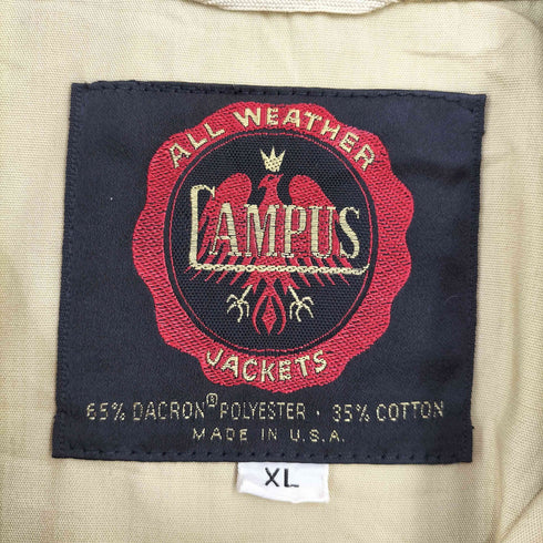 キャンパス CAMPUS USA製 ALL WEATHER JACKET ハリントンジャケット メンズ import:XL