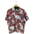 ステューシー Stussy 90s OLD STUSSY 紺タグ 総柄開襟シャツ ボックス メンズ JPN:M