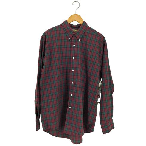 エルエルビーン L.L.Bean 香港製 チェック BDシャツ メンズ import:L