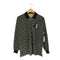 ブラックアンドホワイト BLACK&WHITE SPORTSWEAR ハウンドトゥース ベロア ハーフジップポロシャツ メンズ JPN:L