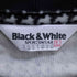 ブラックアンドホワイト BLACK&WHITE SPORTSWEAR ハウンドトゥース ベロア ハーフジップポロシャツ メンズ JPN:L