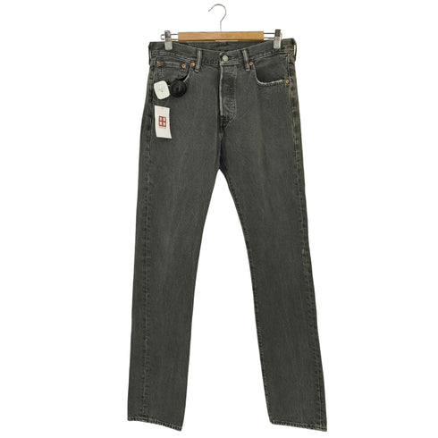 リーバイス Levis 501 後染め ブラックデニムパンツ メンズ 30inch