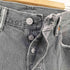 リーバイス Levis 501 後染め ブラックデニムパンツ メンズ 30inch