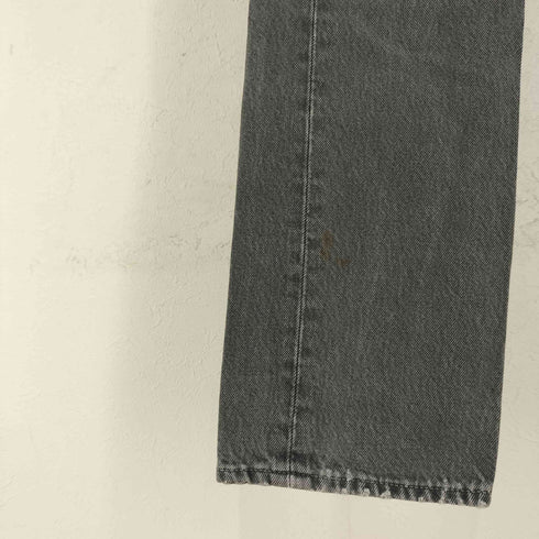 リーバイス Levis 501 後染め ブラックデニムパンツ メンズ 30inch