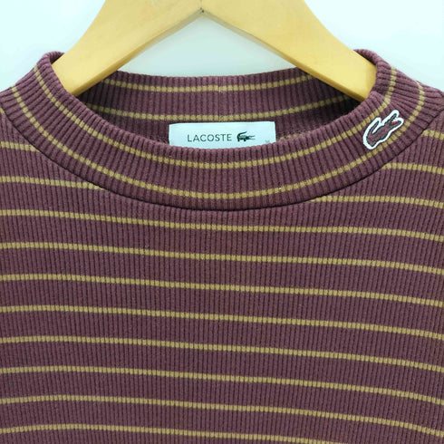 ラコステ LACOSTE ボーダーカットソー レディース 36