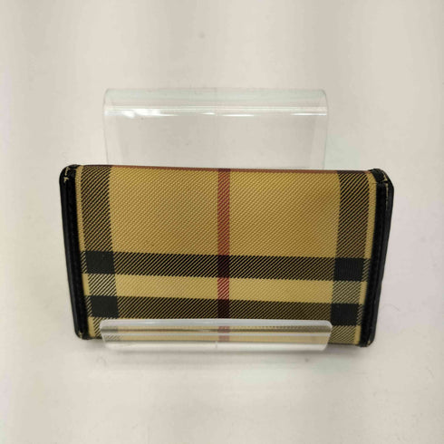 バーバリーロンドン BURBERRY LONDON ノバチェック キャンバスレザーコンビ 5連キーケース レディース