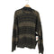 JHANE BARNES 総柄コットンアクリルウールニット メンズ import:M