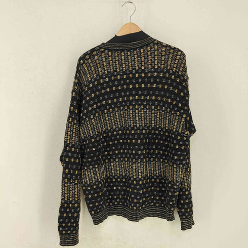 JHANE BARNES 総柄コットンアクリルウールニット メンズ import:M