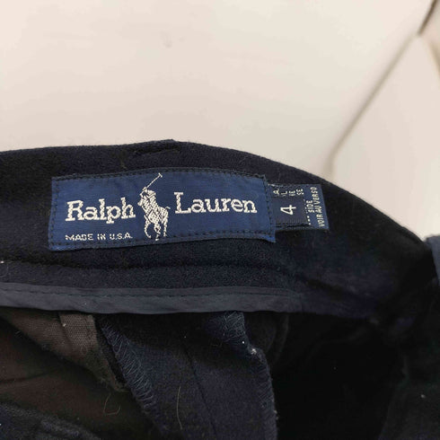 ラルフローレン RALPH LAUREN 90s USA製 TALONジッパー ウールスカート レディース 4