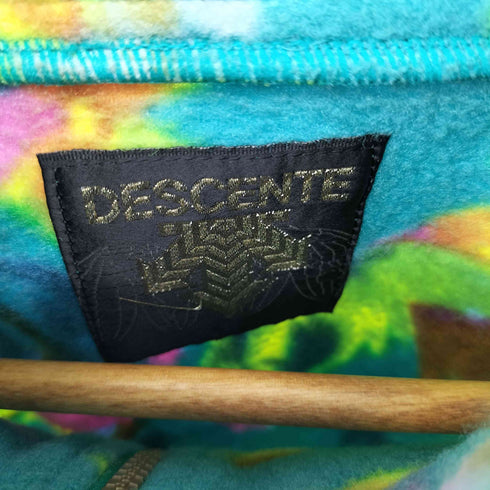 デサント descente 90s 総柄フリースジャケット メンズ L
