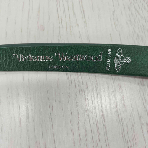 ヴィヴィアンウエストウッドロンドン Vivienne Westwood LONDON イタリア製 LINE ORB BACKLE BELT ラインオーブバックルベルト 本革 レディース FREE
