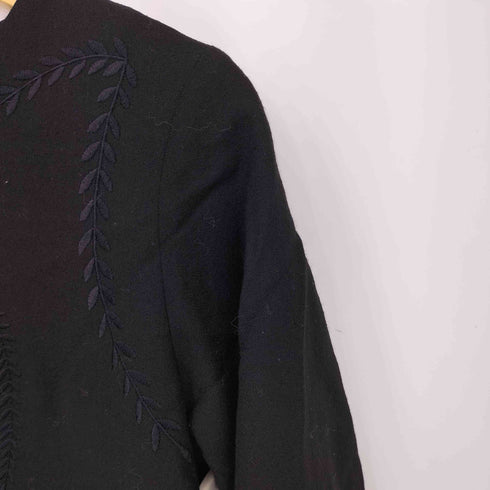 アトリエドゥサボン latelier du savon フロント刺繍デザイン ウールワンピース レディース FREE