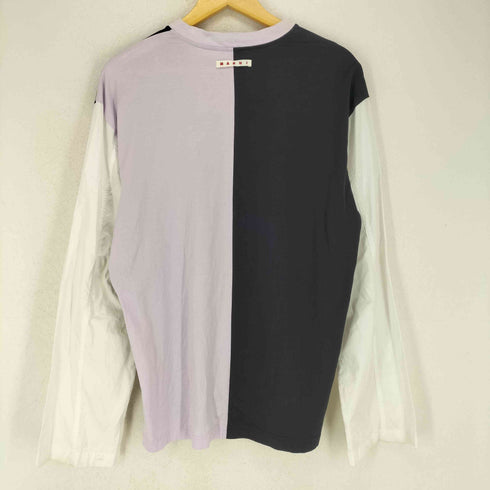 マルニ MARNI 袖切替クルーネック L/S カットソー メンズ JPN:44