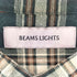 ビームスライツ BEAMS Lights レーヨンチェックシャツ メンズ JPN:L
