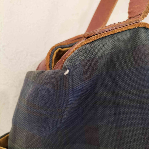 クレドラン CLEDRAN ブラックウォッチ キャンバス トートバッグ レディース