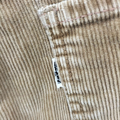 リーバイス Levis 60S R刻印 不均等V BIGE 42TALON コーデュロイショーツ メンズ