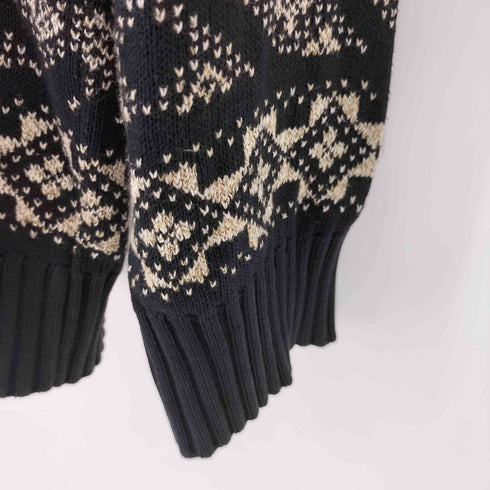ボスヒューゴボス BOSS HUGO BOSS MADE IN ITALY 総柄コットンニット メンズ EUR:54