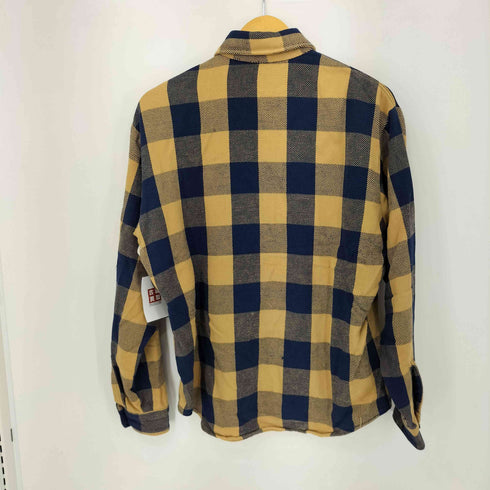 ビッグマック BIG MAC 70S~80S MADE IN USA ブロックチェックヘビーネルシャツ メンズ import:L