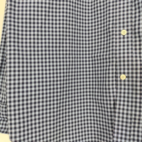 ランズエンド LANDS END ボタンダウン ギンガムチェックシャツ メンズ