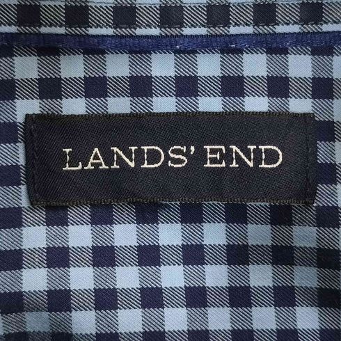 ランズエンド LANDS END ボタンダウン ギンガムチェックシャツ メンズ