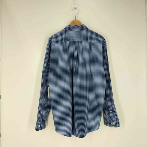 ランズエンド LANDS END ボタンダウン ギンガムチェックシャツ メンズ