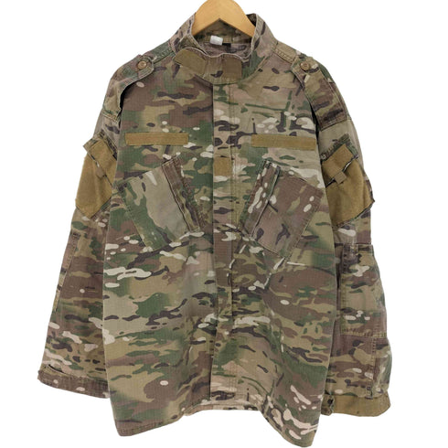カモフラ ミリタリーシャツジャケット メンズ JPN:XL