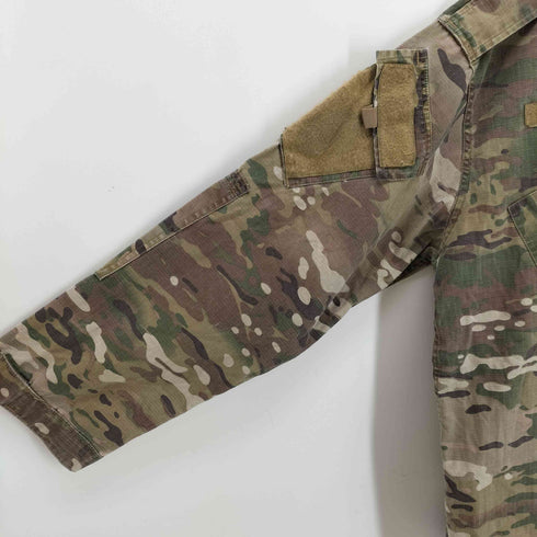 カモフラ ミリタリーシャツジャケット メンズ JPN:XL