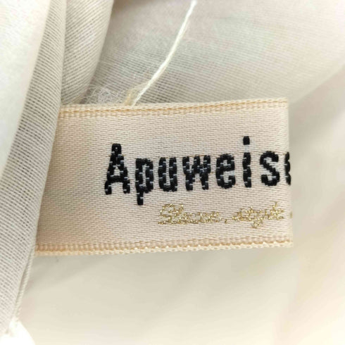 アプワイザーリッシェ Apuweiser riche ポリエステル長袖シアーシャツ レディース JPN:1