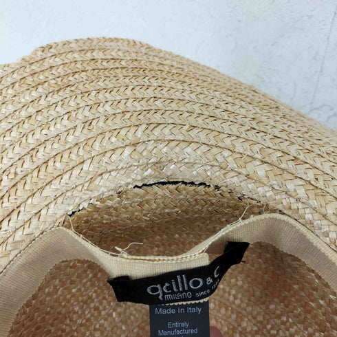 クッチロアンドシー qcillo&c ストローハット メンズ 57
